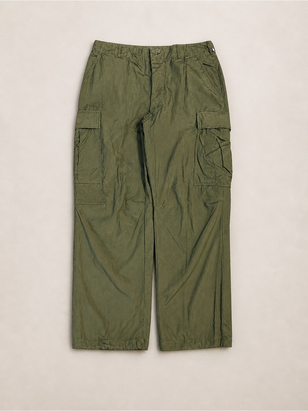 Vintage OG-107 Military Cargo Pants Large Short Army Green Jungle Combat